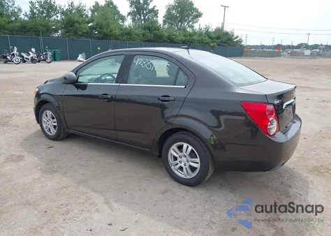 2013 Chevrolet Sonic Lt Auto from USA, damaged, VIN 1G1JC5SB7D4195822